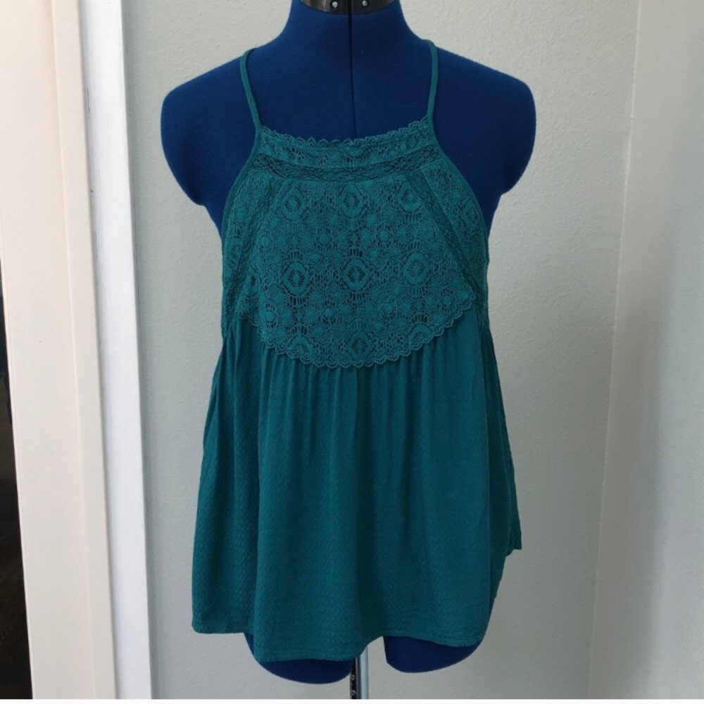 Melrose & Market boho high neck top